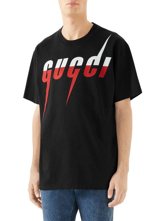 gucci blade logo|gucci blade print t shirt.